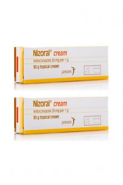 Nizoral Anti-Fungal topical Cream, 30 gm, 2 Pieces