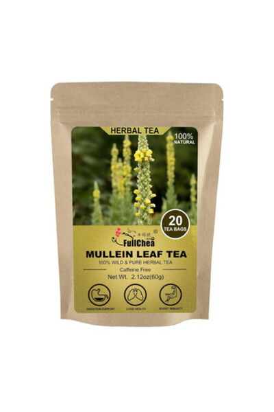HerbalTea فولشيا - أكياس شاي أوراق الخطمية، 20 كيس شاي، 3 غرام/كيس، للرئتين -...