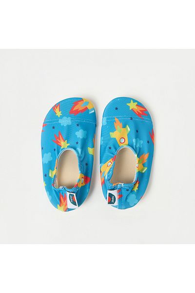 Juniors All-Over Rocket Print Anti-Slip Swimming Slippers