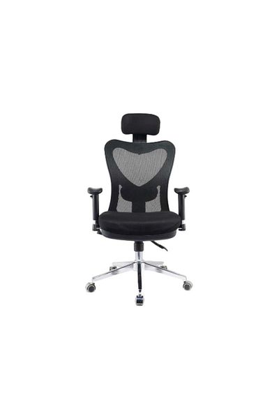 DEC52 Comfortable and distinctive office chair, black color