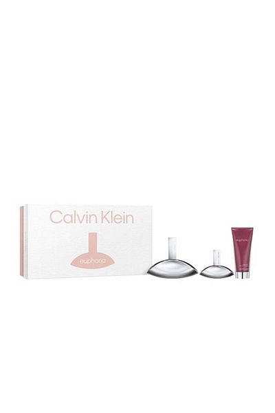 Calvin Klein Calvin Klein Euphoria Gift Set – Eau de Parfum 100ml + Body Lotion 100ml + Mini EDP 30ml for Women