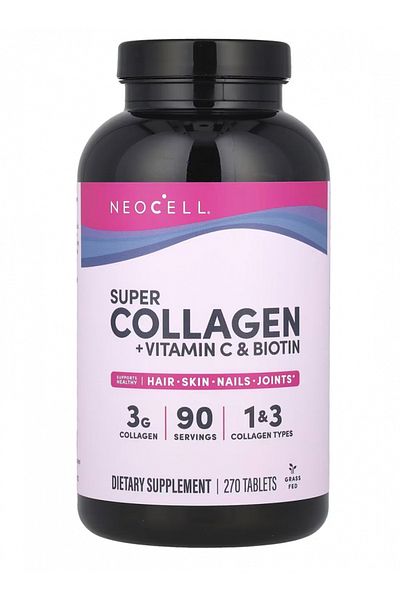 Neocell Super Collagen, Vitamin C and Biotin, 270 Tablets