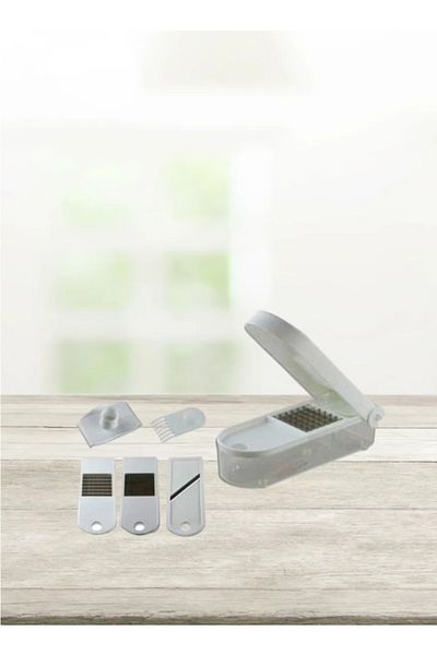 DLC 5-Piece Onion And Vegetable Slicer Set White