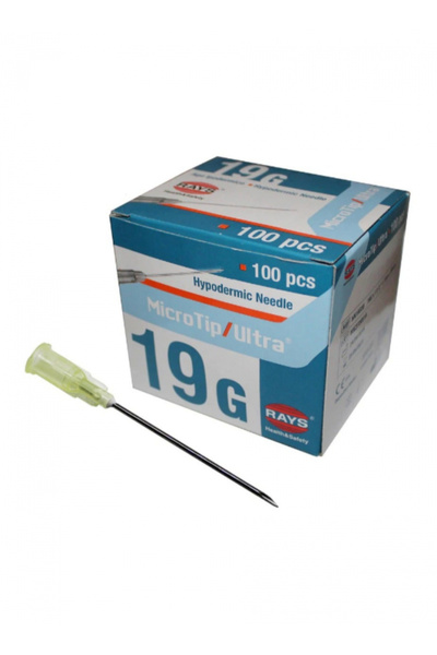 Skyline Lab Needles 19G 1/2 Inch 100 Pack