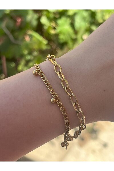 CEY ACCESSORY سوار مزدوج بتفاصيل دوريكا