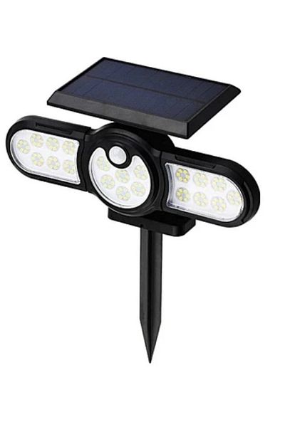 divendi-ro SH-1206C Induction Solar Lamp with Integrated Solar Panel 3 Adjustable Heads