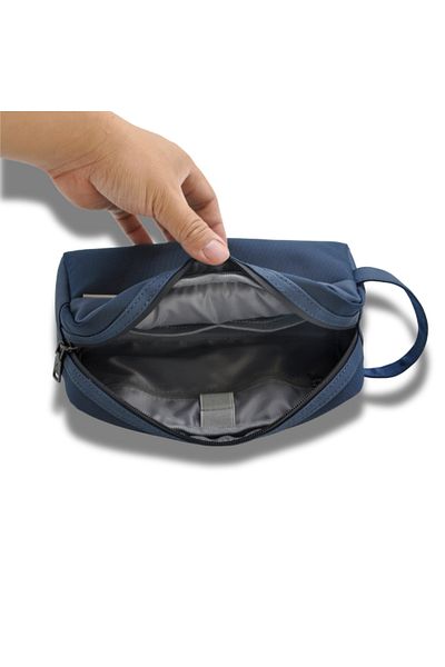 ORYX O-pouch Stylish Modern Essentials Organizer Pouch Spacious & Textured Blue