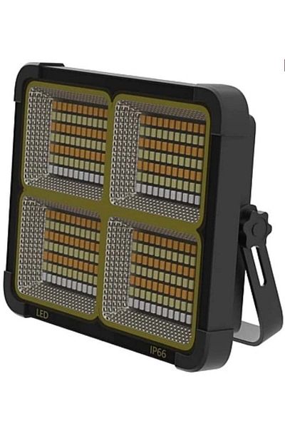 divendi-ro Square Solar Rechargeable Spotlight 336 Led 100W 16500mAh 16500mAh 10000 LM