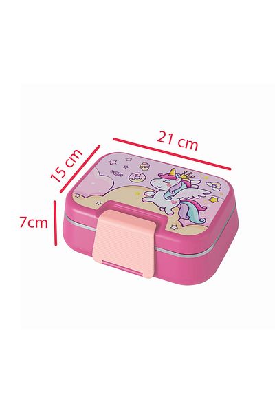 Emofom Happi Nutrition Container 1 Liter Stainless Steel 2 Compartment Leakproof Food Storage Container