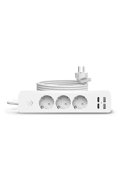 Jortan Prelungitor cu 3 prize, 2 porturi USB, 2 porturi USB Type C, JORTAN, lungime cablu 2m