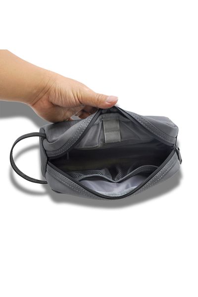 ORYX O-pouch Stylish Modern Essentials Organizer Pouch Spacious & Textured Grey