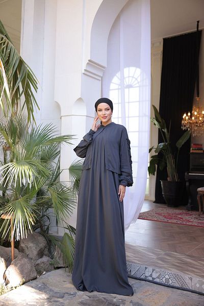 Nissra Ankanoor Ruffle Detailed Belmando Jacket Suit Anka255099