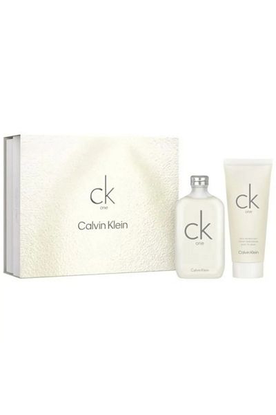 Calvin Klein CK One Gift Set, Eau de Toilette, 200 ml Eau de Toilette + 200 ml Body Lotion