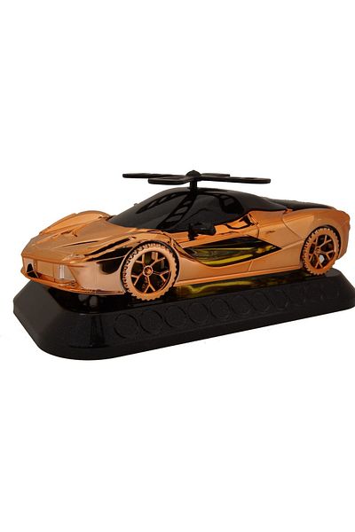 divendi-ro Car with fan - Solar charged car air freshener, phone number and humidifier