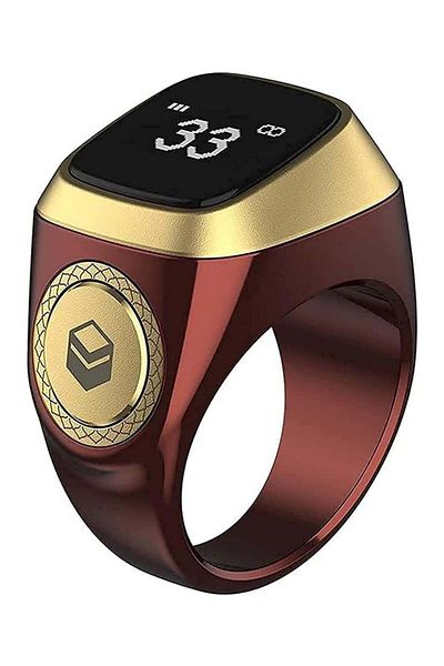 iqibla Smart Tasbih Zikr Ring Muslim Prayer Prayer Timing Reminder OLED Display Tasbih Counter Smart