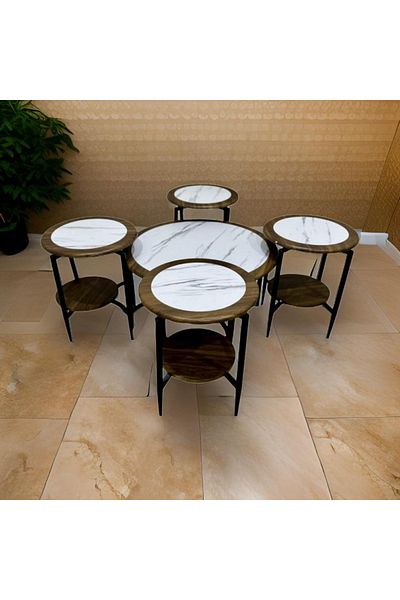 DEC13 4+1 service table set, size 80 cm