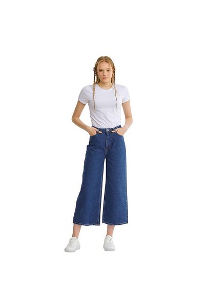 Kayra Women's Wide Leg Denim Pants KAY.KA-SZ-JN001