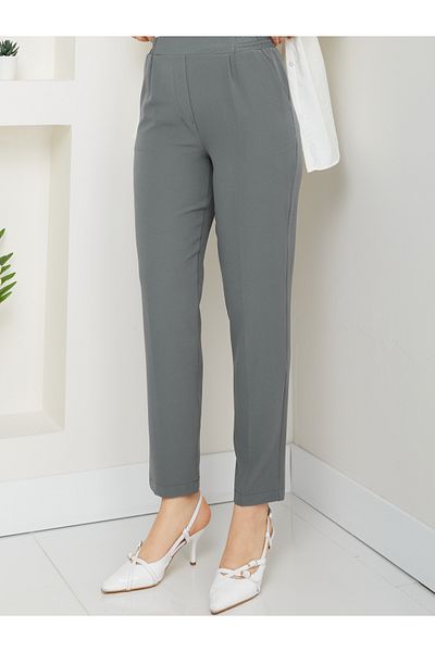 Moda İncir Belt Elastic Carrot Pants