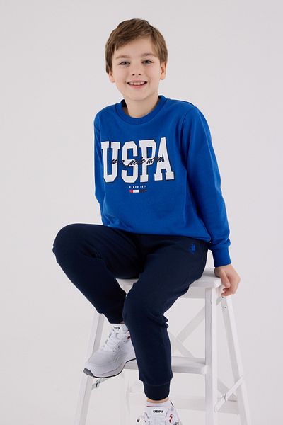 U.S. Polo Assn. Licensed Boys' Bottom Top 2 Piece Tracksuit Set