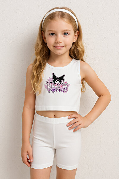 TARZ STİL Set de jambiere pentru fete Premium Trend Kurami cu imprimeu 23408