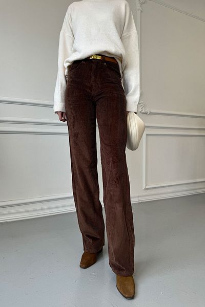 MAGARDE Original Velvet Trousers - Brown