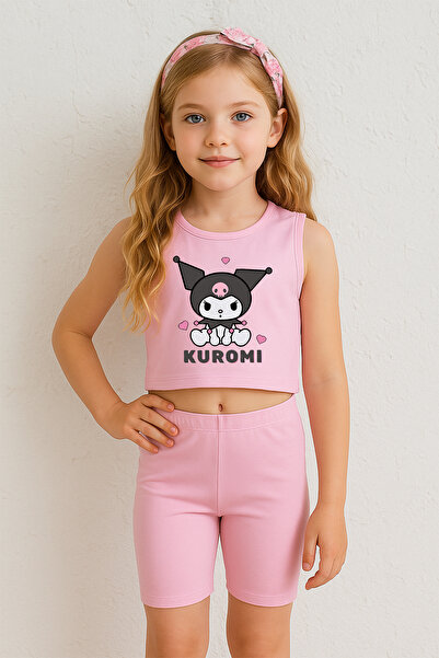 TARZ STİL Set de jambiere pentru fetiță Premium Baby Kuromi cu imprimeu 23447