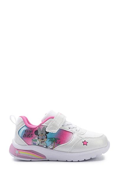Minnie Mouse Mini Mause Ondo.P5Fx Lighted Children's Sports Shoes White