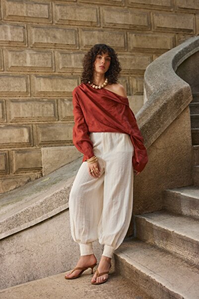 Seniorah Γυναικείες παντόφλες με τακούνι Tan Suede Flip Flops