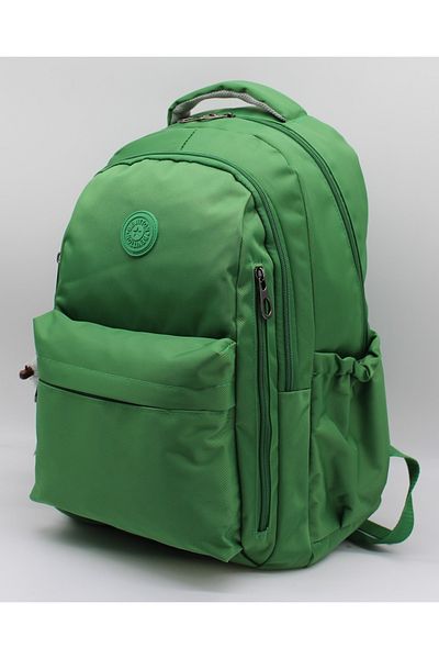ÇantaExpress Σχολικό σακίδιο πλάτης Unisex Σχολική τσάντα Unisex αδιάβροχο ύφασμα 2500 Πράσινο