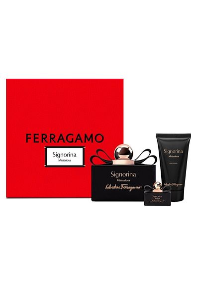 Salvatore Ferragamo Signorina Misteriosa Set – Edp 100ml Body Lotion 50ml Mini Edp 5ml Women