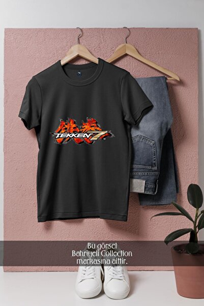 Bahriyeli Collection supradimensionat Tekken 7 Design de joc unisex tricou