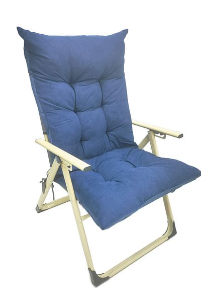 Cady One Heavy Duty Luxury High Back Folding Chair 5 Position Adjustable Design with Removable Cushion