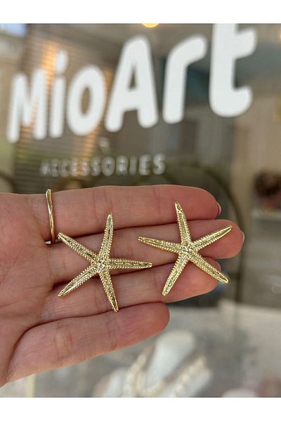 MioArt Starfish Stylish Earrings