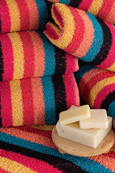 Güvenal Alaca 10'lu 40x70 Бавовняна рушник для рук і обличчя | Рушники та рушники | Рушники | Набір рушників | Набір для весілля