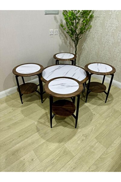 DEC13 4+1 service table set, size 100 cm