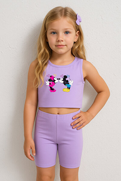 TARZ STİL Set de jambiere pentru fete Premium Mini și Miki cu imprimeu 23402