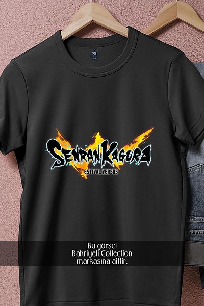 Bahriyeli Collection Oversize Senran Kagura- Estival Versus Design Unisex T-Shirt