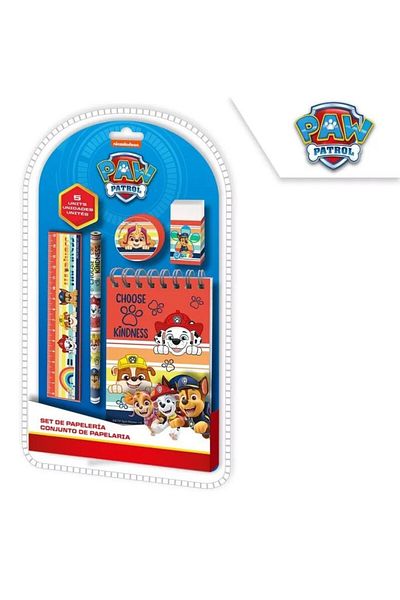 PAW PATROL School supplies set, 5 pieces, multicolor, Paw Patrol