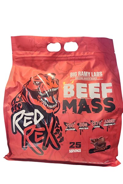 BIG RAMY LABS ريدريكس لحم بقري 50 غ بروتين، 10.7 رطل، شوكولاتة، 25 حصة
