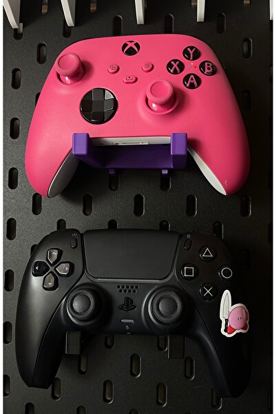 3D Skadis Konsol Tutucu Siyah, Controller Standı, Joystick Tutucu