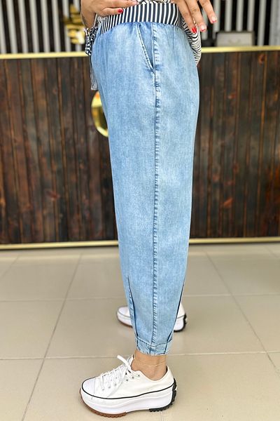 GÖKSEL Thin Cotton Jean Large Size