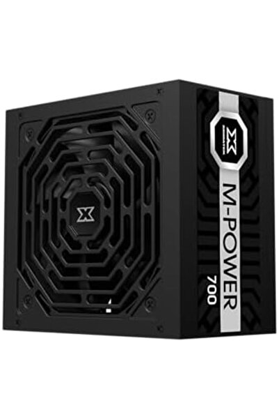Xigmatek M-Power 700 واط (ATX700، 700 واط، ثنائي التوجيه، مروحة سوداء 12 سم، صندوق بني، سلك طاقة SASO)