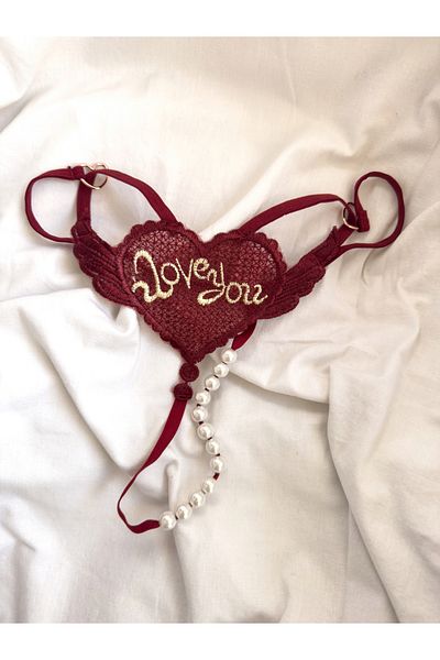 G&H UNDERWEAR Pearl Patterned String