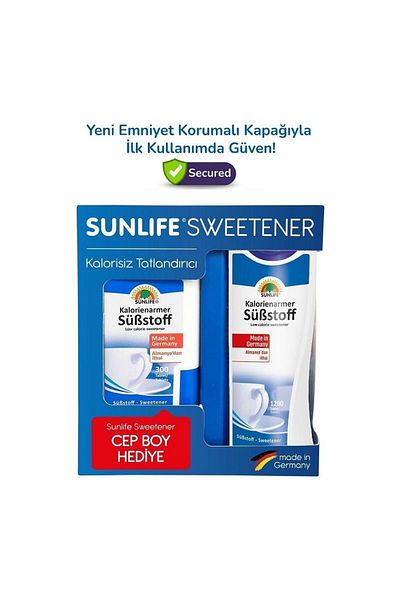Seddar Collection Sunlife Substoff Sweetener 1200 Tablets + Sunlife Substoff Sweetener 300 Tablets