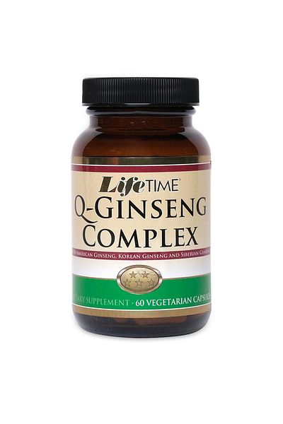 Seddar Collection Life Time Q-Ginseng Complex 60 Vegetarian Capsules