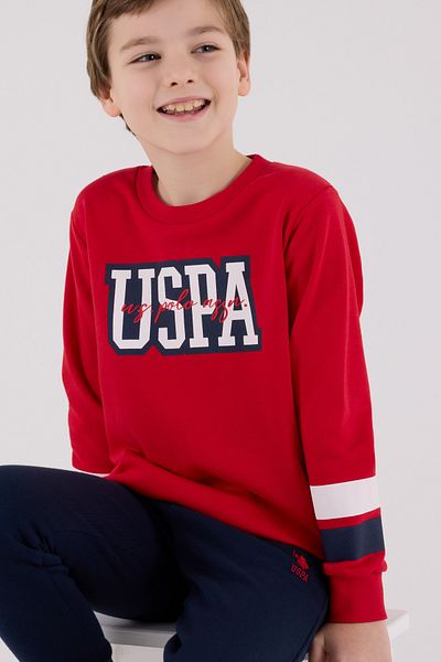 U.S. Polo Assn. Licensed Boys' Bottom Top 2 Piece Tracksuit Set