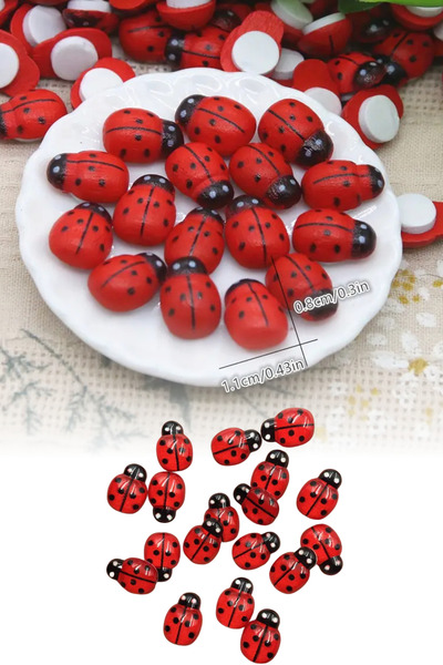 omilife Uğur Böceği Yapıştırıcı Duvar Tipi Sevimli Organizer Yapışkanlı Mini Eşya Tutucu Diş Fırçası Kalem M