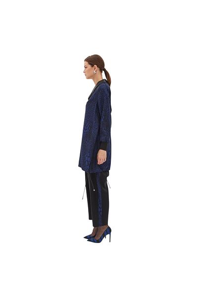 Kayra Hanorac cu imprimeu animal cu design guler KAY.VV-A23-99001