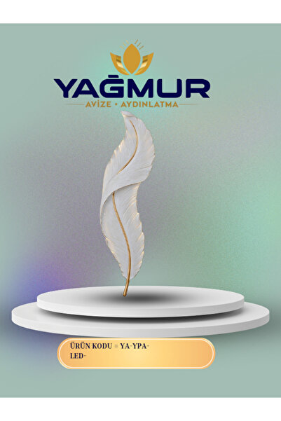 YAĞMUR AVİZE AYDINLATMA YAPRAK APLİK ( TÜY APLİK )