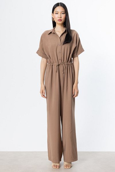 On Fashion Over the Knee Elastic Jumpsuit -54461